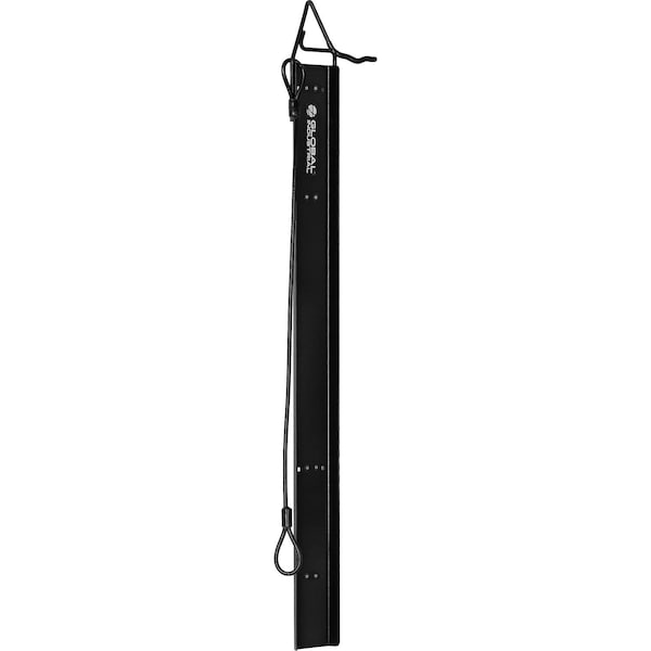 Global Industrial Indoor Vertical Fat Tire Bike Rack Mount, Lockable, 1 Bike Capacity, Black 670512 - main